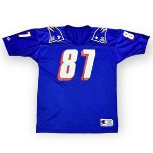 New England Patriots Vintage 80s Champion Ben Coates NFL Jersey